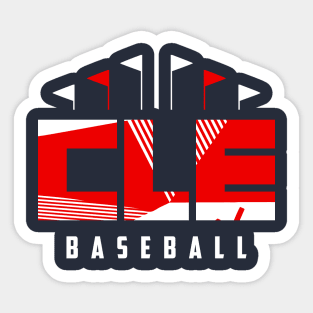 CLE Baseball Ballpark Sticker